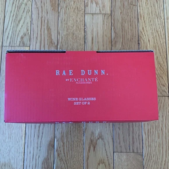 ❤️ His and Hers Rae Dunn Wine Glasses ❤️ - Picture 3 of 4